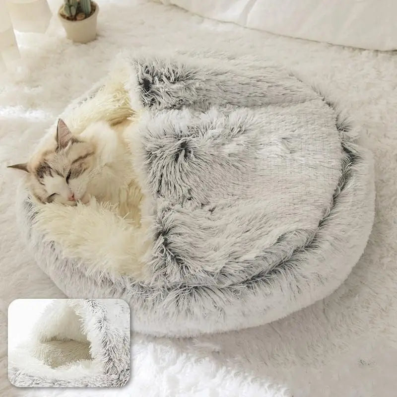 A soft bed for a cat