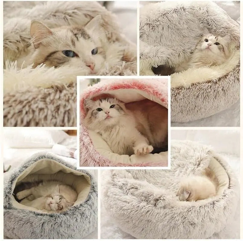 A soft bed for a cat